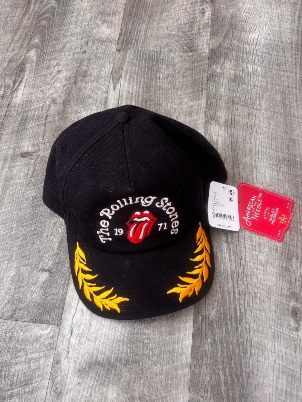 The Rolling Stones black hat NWT